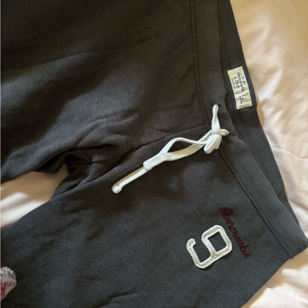 Abercrombie Gray Sweatpants with Logo